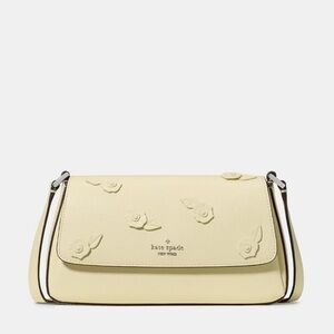 kate spade Sutton Yellow Floral Appliqué Crossbody Bag